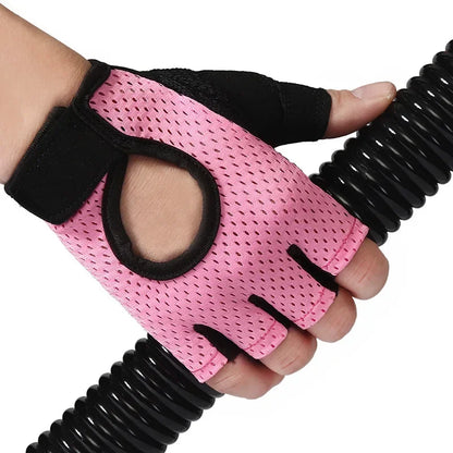 Fingerless Gym Gloves | Breathable Weightlifting Gloves with Gel Pads for Men and Women