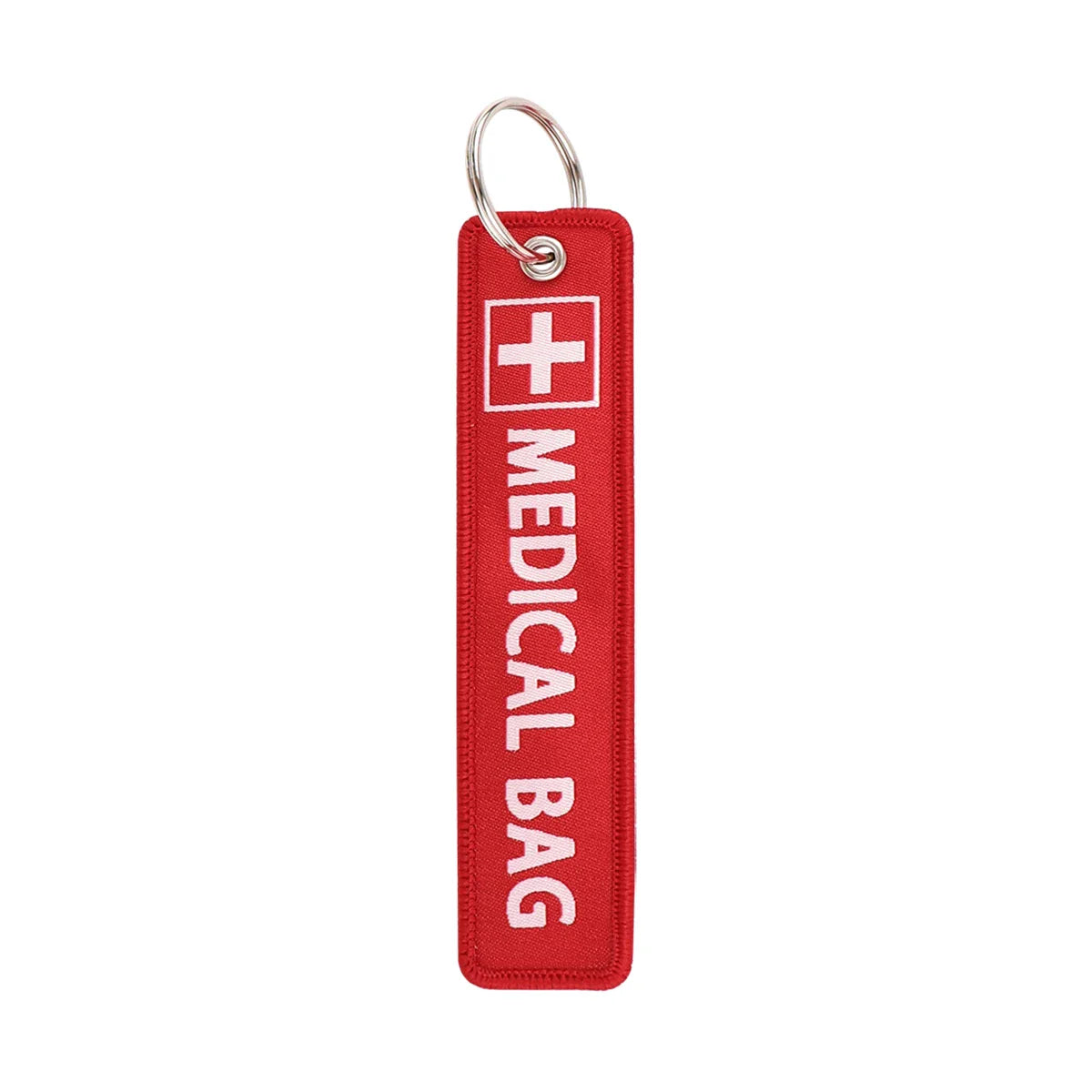 Warning Quotes Embroidery Key Fob | Motorcycle Car Keychain Gift