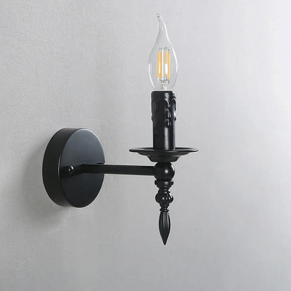 Vintage Industrial Wall Sconce Retro Candle Wall Lamp Bedside Stair Hallway