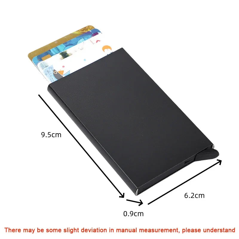 RFID Blocking Slim Wallet | Minimalist Metal Card Holder