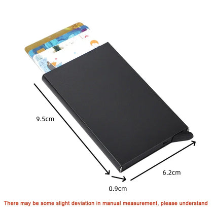 RFID Blocking Slim Wallet | Minimalist Metal Card Holder