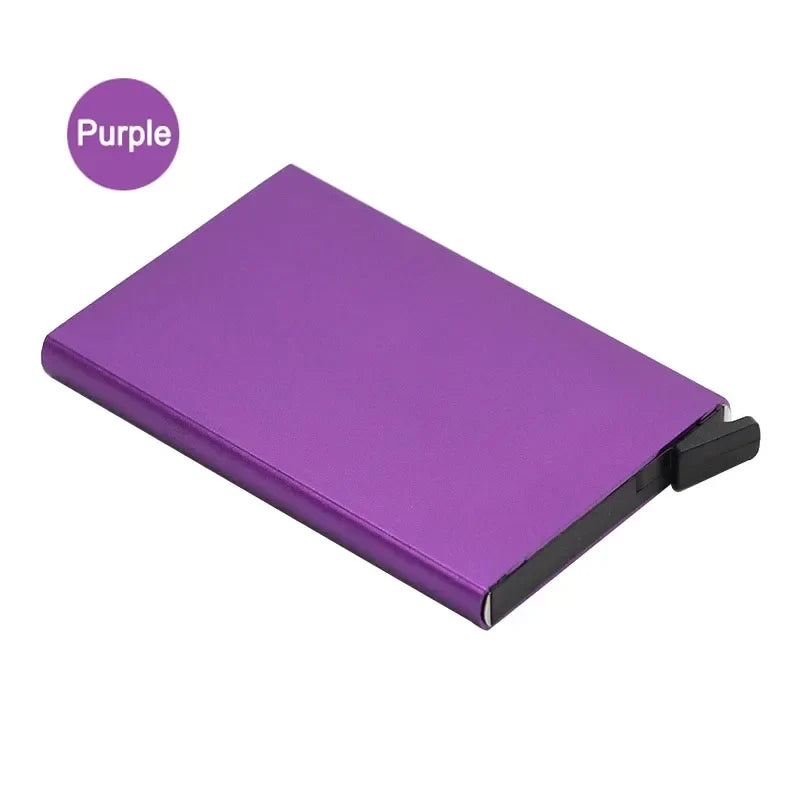RFID Smart Wallet Card Holder | Metal Pop Up Minimalist Wallet