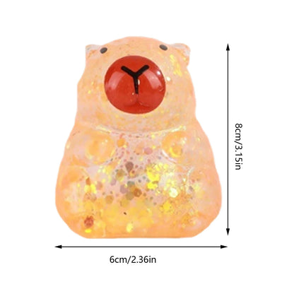 Maltose Cube Stress Squeeze Toy | Slow Rebound Polar Light Colorful TPR Block
