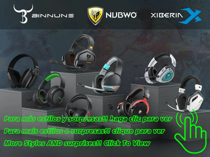 Dual Wireless Gaming Headset with Mic ANC for PS5 PC Mobile Switch