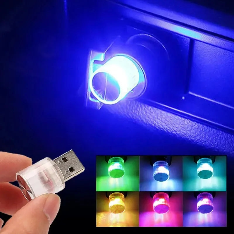 Mini USB RGB Night Light | Interior Ambient LED Decorative Lamp