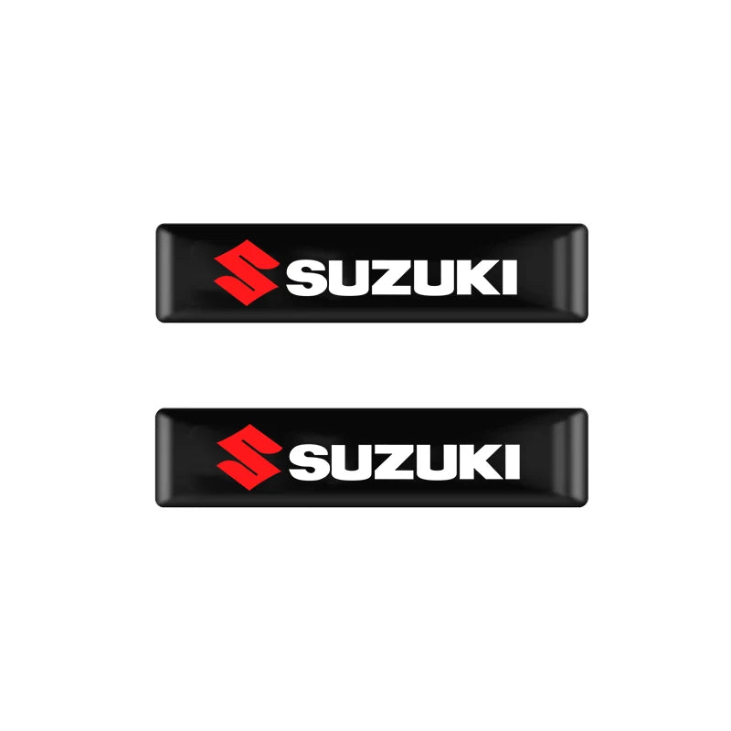 3D Epoxy Car Emblem Stickers for Suzuki Models | Black Interior & Exterior Decals