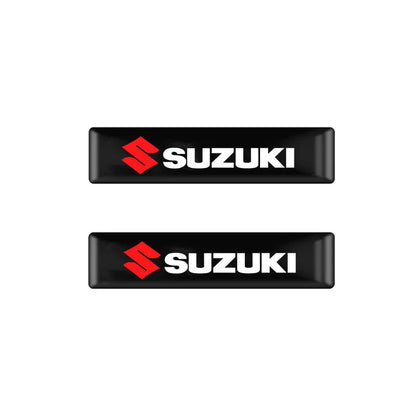 3D Epoxy Car Emblem Stickers for Suzuki Models | Black Interior & Exterior Decals
