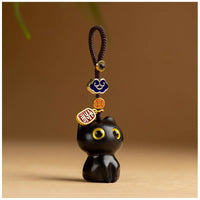 Sandalwood Scented Cat Keychain | Cute Phone Chain and Bag Pendant