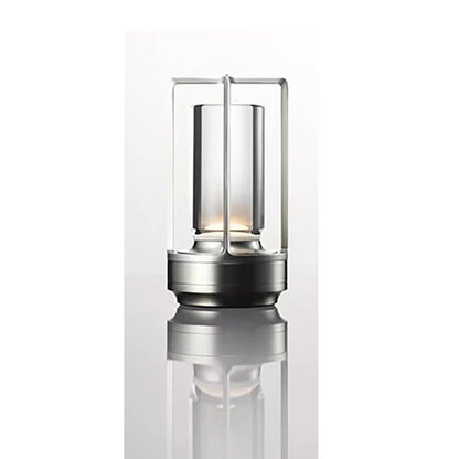LED Crystal Table Lamp Touch Dimmable Rechargeable Bedside Night Light Decor