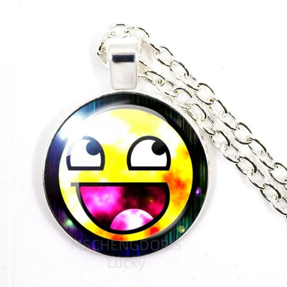 Funny Meme Cartoon Pendant Necklace | Unisex Fashion Jewelry Gift