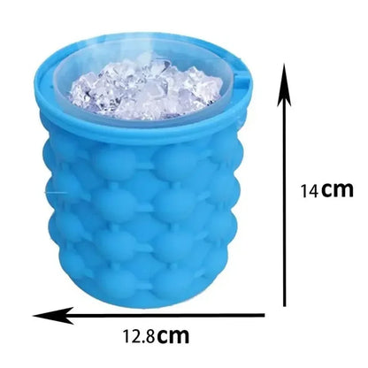 1 cubo de silicona para hielo, máquina para hacer hielo, cubo para hacer hielo que ahorra espacio, mediano