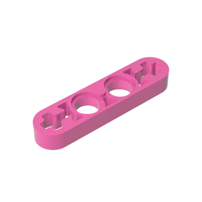 Gobricks GDS-690 Technical Liftarm Thin 1 x 4 with Axle Holes | Compatible Building Block Part 32449