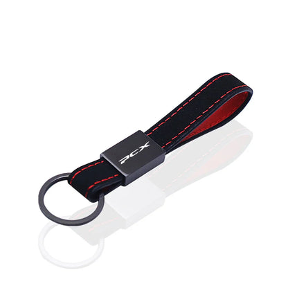 PCX Motorcycle Keychain | Leather Key Ring for Honda PCX125 PCX150 PCX160