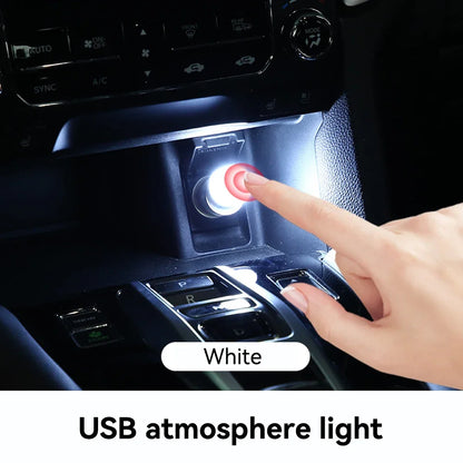 Car USB Atmosphere Light | LED Interior Touch Ambient Decoration