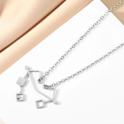 Kinitial Heart of Etheria Necklace | She-Ra Inspired Stainless Steel Pendant
