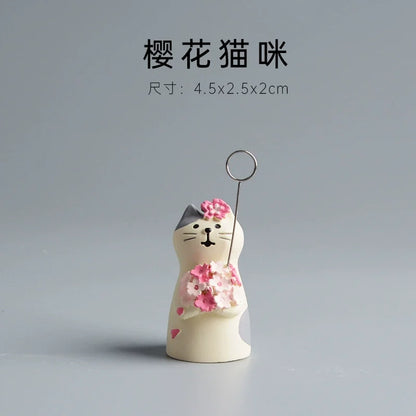 Figura de Zakka de boda de gato lindo, novia, cochecito de bebé, modelo de resina, miniaturas, adornos para pastel, manualidades, accesorios de escritorio