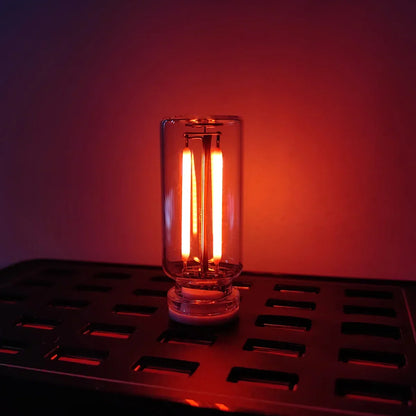Touch Dimmable USB Night Light | Portable LED Filament Lamp for Car and Bedroom
