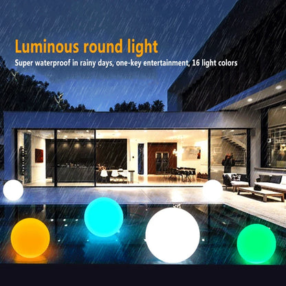 Solar LED Garden Ball Lights Outdoor RGB Floating Pool Lawn Decorative Lamp