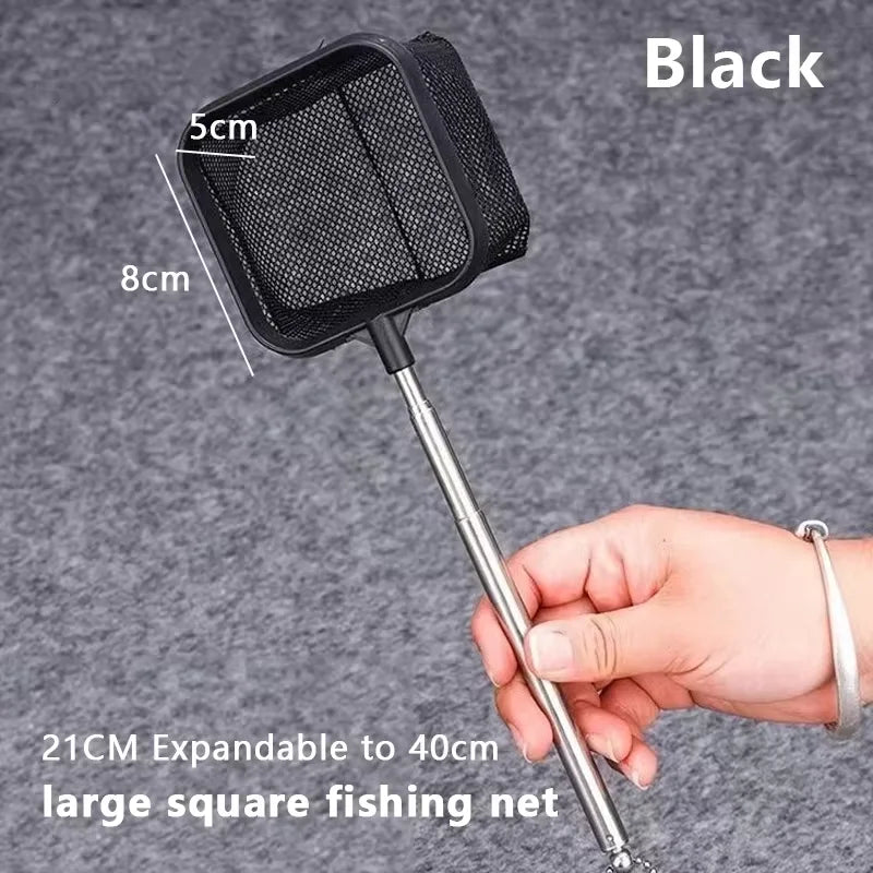 Aquarium Fish Net | Stainless Steel Small Fish and Shrimp Net for Tank Cleaning