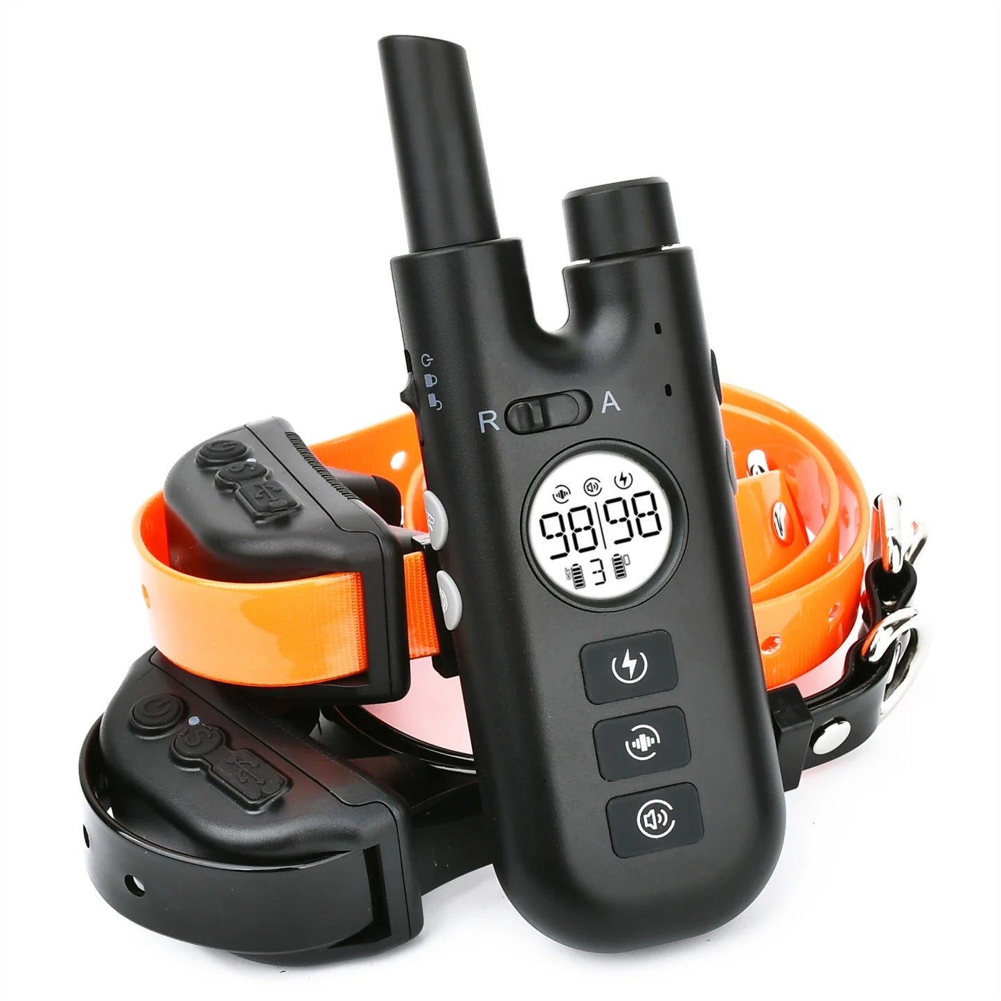 Dog Training Collar 800M Remote Waterproof Rechargeable No Bark Control Collar 2in1