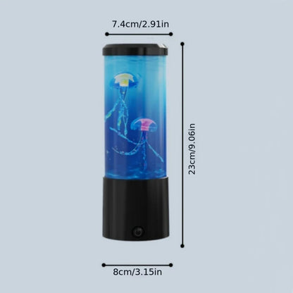Jellyfish Lamp Ocean Night Light LED Aquarium Mood Light for Bedroom Home Decor