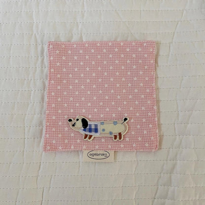 Korean Cotton Coaster Key Storage Jewellery Mat Double-sided Thickened Fabric Sweet Drawstring Portable Accessories  Cafe
