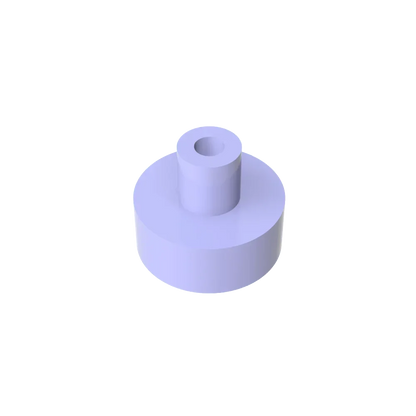 Gobricks Tile Round 1x1 with Bar and Pin Holder | Compatible Building Block