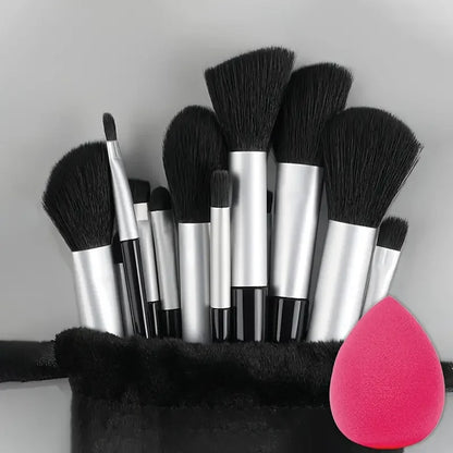 Professional 13-Piece Makeup Brush Set | Complete Cosmetic Tool Kit
