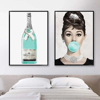 Breakfast At Tiffany's Posters And Prints Nordic Poster Audrey Hepburn Wall Art Canvas Painting Fashion Wall Pictures For Room