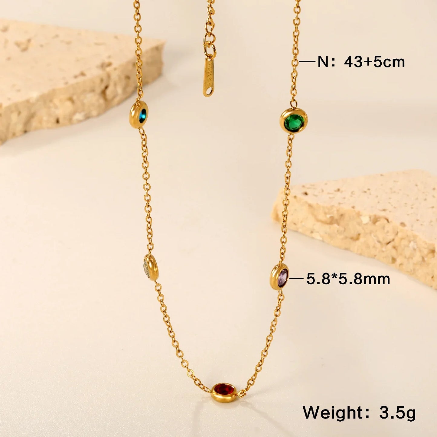 Waterdrop Pendant Necklace | Minimalist Stainless Steel Teardrop Jewelry for Women