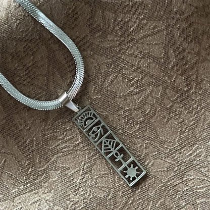 Stainless Steel Jesus Cross Necklace | Christian Pendant Jewelry for Men and Women