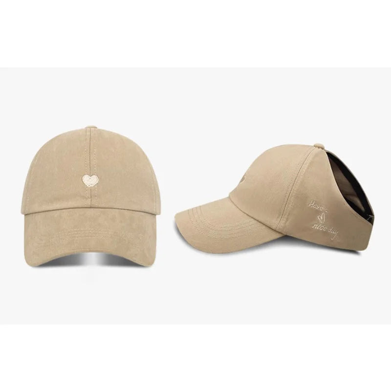 Summer Ponytail Baseball Cap | Breathable Outdoor Sun Hat for Women
