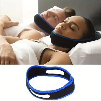 Adjustable Anti-Snoring Chin Strap | Sleep Aid for Men and Women