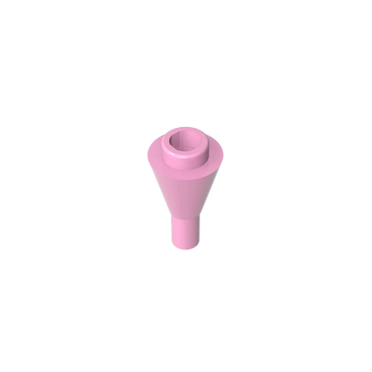 Gobricks GDS-1138 Cone 1 x 1 Inverted with Bar | Building Block for DIY Creations