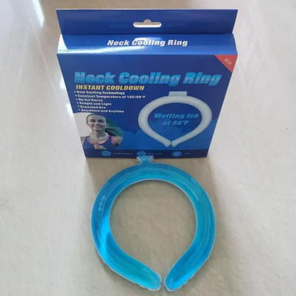 Outdoor Summer Neck Cooling Tube | Reusable Ice Ring for Hiking, Cycling, and Fishing
