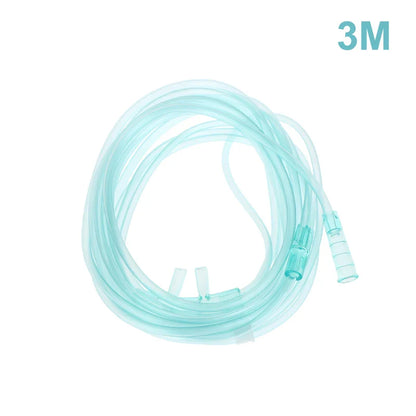 1.5m 3m 5m Nasal Cannula Oxygen Tube | Disposable Plastic Oxygen Tubing for Home and Hospital Use
