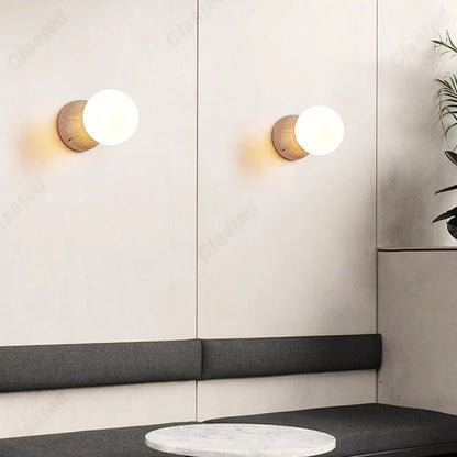 Creative Retro LED Cream Wind Tunnel Stone Lamp Living Room Background Wall Corridor Bedroom Bedside Lighting