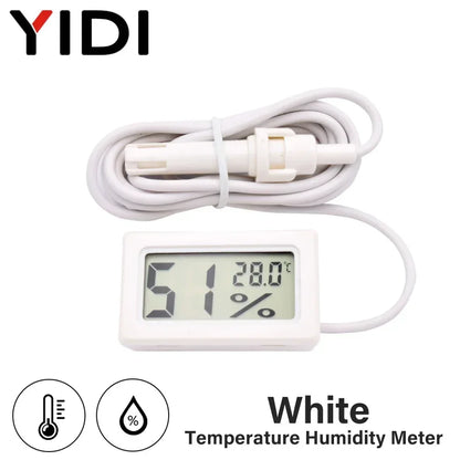 Mini LCD Digital Thermometer Hygrometer | Temperature Humidity Monitor for Incubator Aquarium