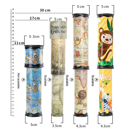 Scalable Rotation Kaleidoscope 27cm | Magic Changeful Educational Toy for Kids
