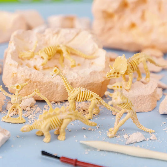 Dinosaur Fossil Dig Kit for Kids | Educational Excavation Toy