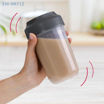 400 ml Fitness Shaker Cup for Protein Shakes | Leakproof Mixing Bottle