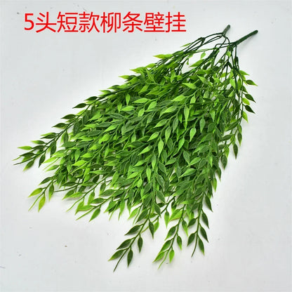 Planta artificial pequeña, helecho de Boston, hierba verde, decoración del hogar, hojas falsas, follaje, decoración de jardín, fiesta, bodas