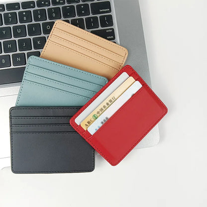Ultra Thin Mini Card Holder Wallet | Simple RFID Blocking Credit Card Case