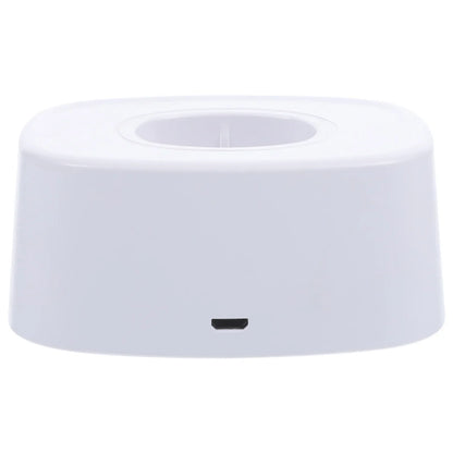 Compact Electric Mosquito Swatter Charging Base | White Storage and Pest Control