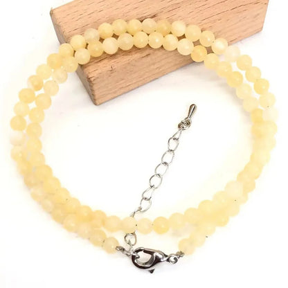 4mm Natural Stone Choker Necklace | Bohemian Crystal Collar Jewelry for Women