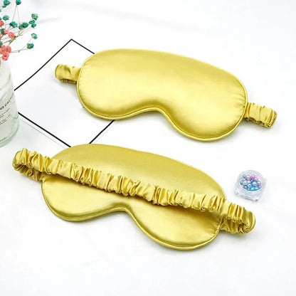 Silk Sleep Eye Mask for Women | Travel Blindfold with Light Blocking