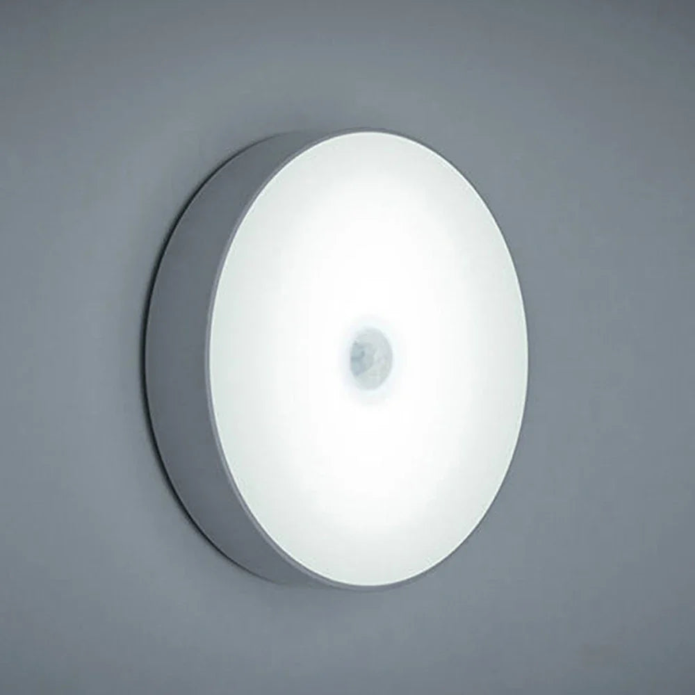 Motion Sensor Magnetic LED Night Light USB Rechargeable Wireless Closet Cabinet Lamp