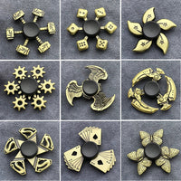 Bronze Metal Alloy Fidget Spinner | R188 Mute Bearing Hand Spinner for Stress Relief