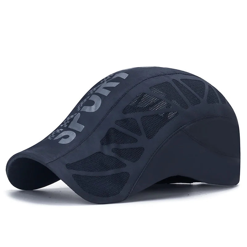 Summer Sport Alphabet Hat | Breathable Mesh Sun Cap for Men