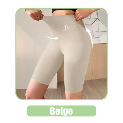 Pantalones Cortos Deportivos de Mujer M-XL Nuevos de Ciclismo Jogging Fitness Cintura Alta Push Up Pantalones Cortos de Gimnasio Mallas Ropa de Yoga
